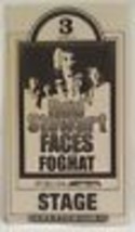 Rod Stewart &amp; Faces / Foghat - Vintage Original Real 1970&#39;s Backstage Pass - £16.03 GBP