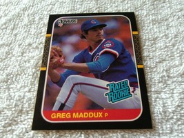 1987 Greg Maddux Donruss Rookie # 36 Cubs Baseball Gem Mint !! - £117.83 GBP