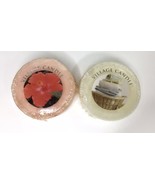 Village Candle PURE LINEN &amp; HIBISCUS Wax Melt Tart Lot of 2 (1 oz ea) Re... - $12.00