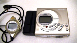 Restored Vintage Sharp Minidisc Walkman Player Recorder MT821, Works Very Well - £204.63 GBP