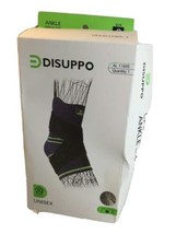 Ankle Brace by DISUPPO, 3D Knitting Adjustable Ankle Support Sleeve -SMALL - £6.06 GBP