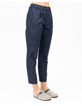 Brunello Cucinelli Denim Trousers with elastic waist Trousers US 10 IT 4... - $196.02