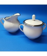 E&amp;R FURSTENBURG Creamer And Sugar Bowl Set SILVERDALE Vintage Mid-Centur... - $36.06 CAD