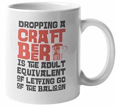 Dropping A Craft Beer. Funny Drinking Quotes Coffee &amp; Tea Mug For Drinker, Booze - £15.63 GBP+