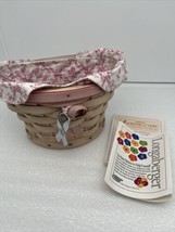 Longaberger 2007 Horizon of Hope Basket, Protector, Liner, &amp; Lid Wall Hanger - £9.16 GBP