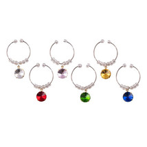 Avanti Wine Charms (Set of 6) - Gem Stones - $35.53