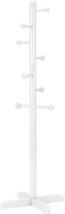 The Azaeahom Cross Coat Rack Freestanding Clothing Hanger Home, Etc. (Wh... - $46.53 CAD