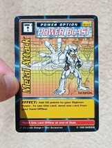 Metal Attack Digimon Card 1999 1st Edition - $133.27 MXN