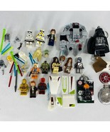 Lot of Lego Star Wars Minifigures, Accessories, Parts &amp; Keychains - $69.99