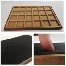 Tray For Coins IN Wood And Velvet Italian Beige First Choice Coins&amp;more - $44.15+