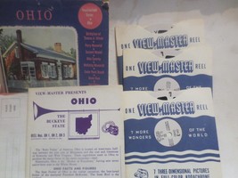 Vintage View-Master Viewmaster State of OHIO 3 Reel set with booklet - £9.72 GBP