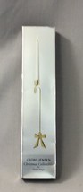 Georg Jensen Annual Christmas Candleholder Crown 24 Carat Gold Plated 2013 - $23.33