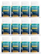 12 Pack Height Growth Maximizer, increase bone growth-60 Capsules x12 - £252.31 GBP