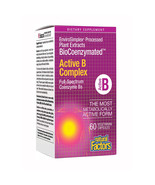 Natural Factors BioCoenzymated Active B Complex, 60 Capsules - $29.87 CAD
