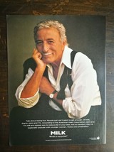 1995 Tony Bennett Got Milk? Full Page Original Color Ad - £4.45 GBP