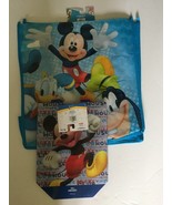 New Disney Mickey &amp; Friends 13&#39;&#39; x 12&#39;&#39; x 6&#39;&#39; Reusable Tote Bag &amp; 2 Smal... - $15.93 CAD