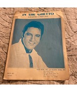 In The Ghetto Elvis Pressley Sheet Music VTG 1969 - £6.74 GBP