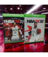 NBA 2K17 &amp; NBA 2K18 - Xbox One Pre-Owned  With Case + Manual Bundle Bask... - $271.63 MXN