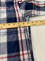 Carbon Slim Fit Men's Multicolor Button Up Plaid Pockets Shirt Long Sleeve S image 14