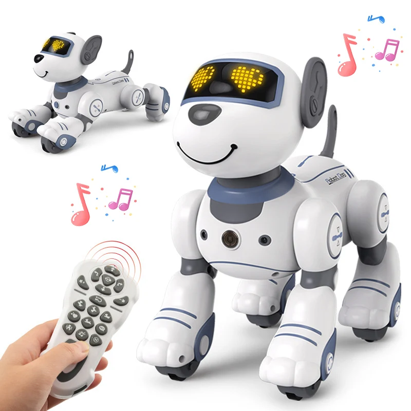 Electric dog electronic pet remote stunt walking and dancing control programmable touch thumb200