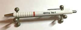 Rotring Tikky II white ballpoint pen - $13.50