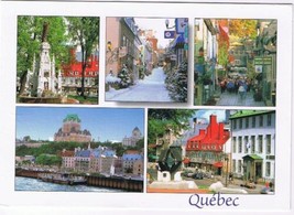 Quebec Postcard Ville de Quebec City Multi View - £2.32 GBP