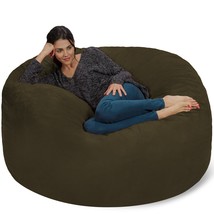Bean Bag Chair: Giant 5&#39; Memory Foam Furniture Bean Bag - Big Sofa With ... - £207.82 GBP