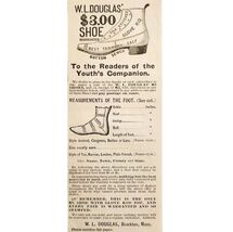 W.L. Douglas Luxury Shoes 1885 Advertisement Victorian Fashion Brockton ... - $369.97 MXN
