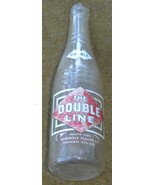 Vintage The Double Line Soda Bottle 12 oz Seminole Flavor Co.  - £18.32 GBP
