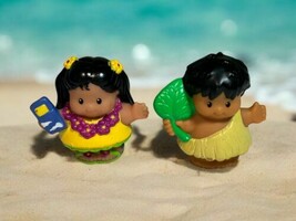 Little People Fisher Price Hawaiian Couple Lot Of 2 - £6.12 GBP