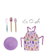 Disney ~ 8 Piece Kids&#39; Baking Set ~ DISNEY PRINCESS ~ Apron ~ Bowl ~ Ute... - $1,066.28 MXN