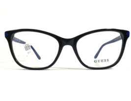 Guess Eyeglasses Frames GU2673 005 Black Blue Cat Eye Full Rim 53-17-140 - £33.22 GBP