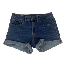 Aeropostale Flex Effects High Waisted Midi Denim Shorts Size 4 - $14.00