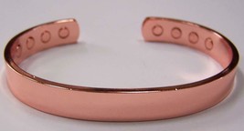 PURE COPPER SUPER EIGHT MAGNETIC 33 gram BRACELET  jewelry health pain r... - £9.83 GBP