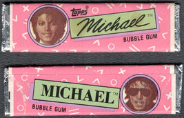 Sticks of Different Colored Michael Jackson Bubble Gum from 1984 - $6.80