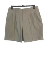 Men&#39;s Khaki Covington Pleated Front Dress Shorts. Size 40. 100% Cotton. - $29.68 CAD