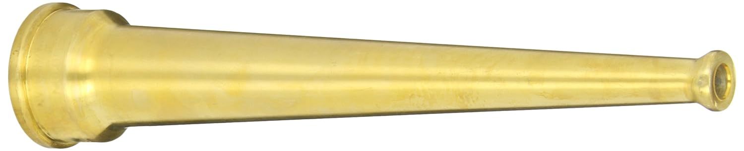 Dixon Valve Bn10 Brass Fire Equipment, Plain Hose Nozzle, 1", 5/16" Orifice - $54.97