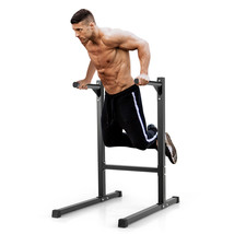 Multifunctional Dip Station Dip Stand for Bar Exercises Dips Pull ups Le... - £84.94 GBP