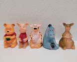 Vintage Lot of 5 Disney Winnie the Pooh Tigger Kanga Squeak Toys Sears R... - £35.34 GBP