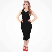 Audrey Black Wiggle Dress XS-3XL - £47.92 GBP
