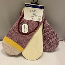 Time and Tru Liner Socks Women Shoe Size 4-10 Soft - €8,65 EUR