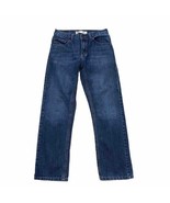 Boys Levi Jeans 505 Regular Size 18 Slim Medium Dark Blue Denim Wash Egypt - £15.77 GBP