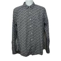 Bonobos Button Up Shirt Long Sleeve Mens Size XL Slim Fit Blue - $18.91