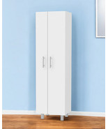 71&quot; White Versatile Tall Pantry Cabinet with Five Shelves - €908,71 EUR