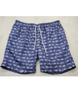 Kirkland Signature Swim Liner Fish Shorts Men 2XL Multi Elastic Waist Dr... - $29.66 CAD