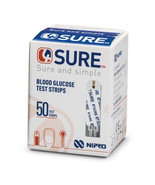 4Sure Blood Glucose Test Strips x 50 - $434.35 MXN