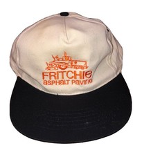 Fritchie Asphalt &amp; Paving Vintage Promo Snapback Hat (Has Some Staining) - $175.58 MXN