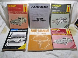 HONDA Service Manuals-OEM HONDA-Haynes-Chilton-Accord-Civic-Prelude-1973-2000 - £13.53 GBP+