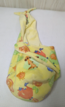 Disney parks Babies The Lion King Simba's Plush Wrap Swaddle Blanket Yellow - $9.89