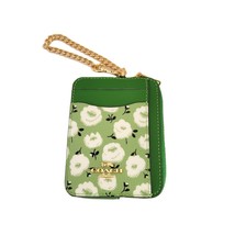 Coach CBL79 Zip Card Case Floral Print Mini Wallet Kelly Multi - $65.26